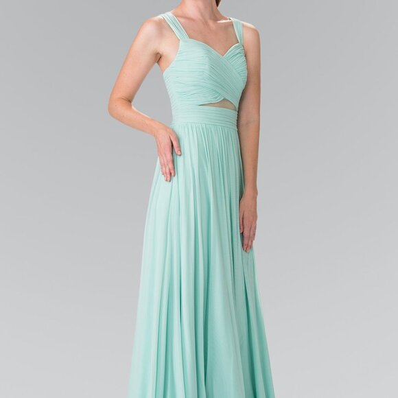 Sweetheart Neck Chiffon Evening Dress GSGL2366